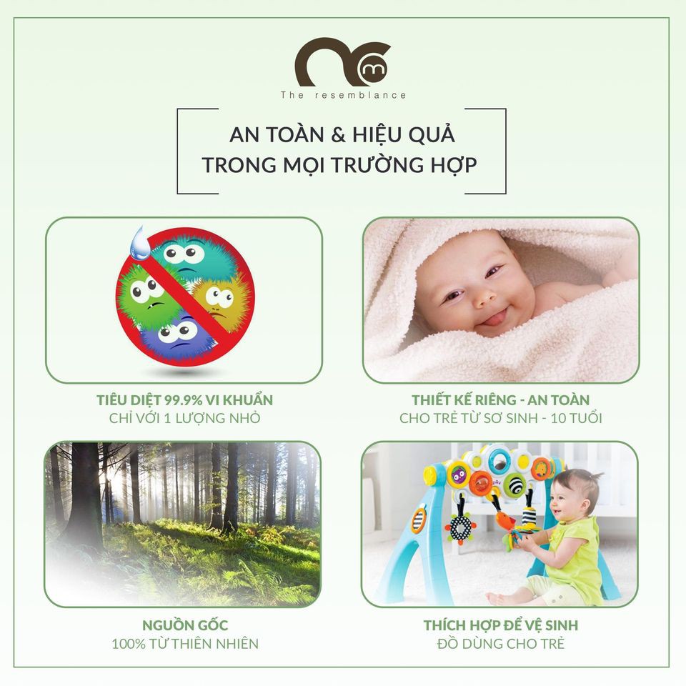 Nước rửa bình sữa và rau củ cho bé Mamachi Hàn Quốc 500ml, nước rửa đa năng diệt khuẩn