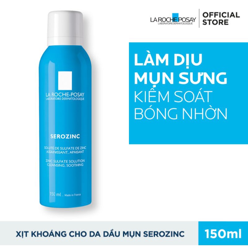 Xịt khoáng La Roche Posay cho da dầu mụn.