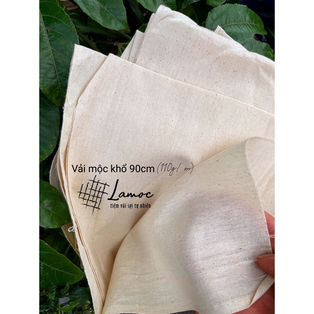 Vải mộc 100% sợi cotton