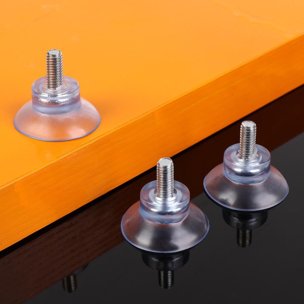 Set 10 móc treo đồ trong suốt có cốc hút gắn tường nhà tắm/ phòng bếp