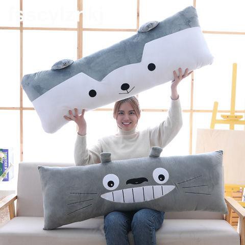 Dễ Thương Gối Ôm Dài Hình Totoro Xinh Xắn Êm Ái