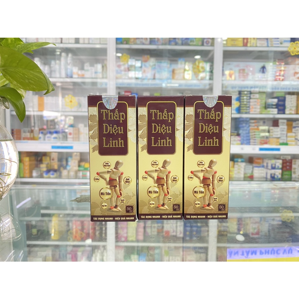 - DẦU XOA BÓP THẤP DIỆU LINH chai 50ml - Hiệu quả nhanh, tác dụng nhanh