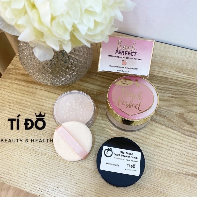 [MẪU THỬ] TOO FACED - Phấn Phủ Bột Peach Perfect Mattifying Loose Setting Powder