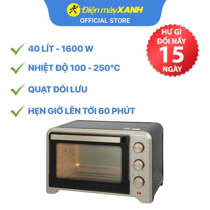 [Mã ELHADEV giảm 4% đơn 300K] Lò nướng Kangaroo KG4001 40 lít