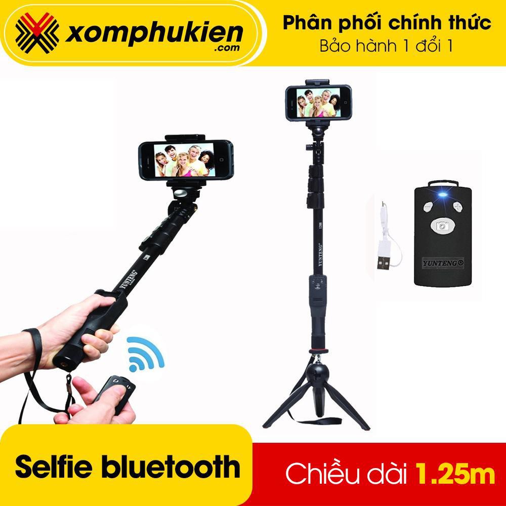 Gậy chụp hình tự sướng siêu bền Yunteng YT-1288 điều khiển Bluetooth siêu bền
