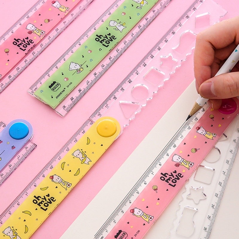 Thước kẻ gấp gọn 30cm