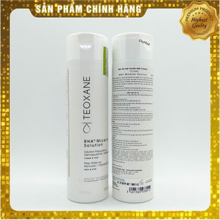 Sửa rữa mặt Teoxane RHA Micellar Solution 200ml
