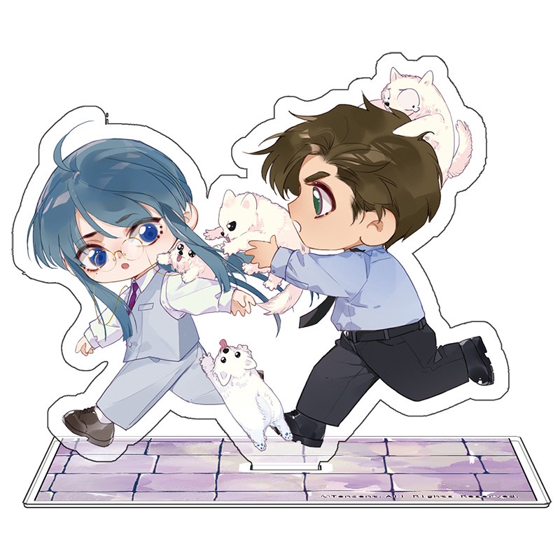 Standee Mối quan hệ không hoàn hảo tượng acrylic standee anime mica chibi trang trí trưng bày mô hình