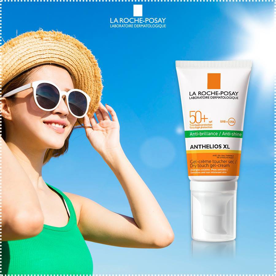 La Roche Posay Anthelios Gel Cream SPF 50+ Kem chống nắng La Roche Posay kiểm soát bóng nhờn cho da dầu