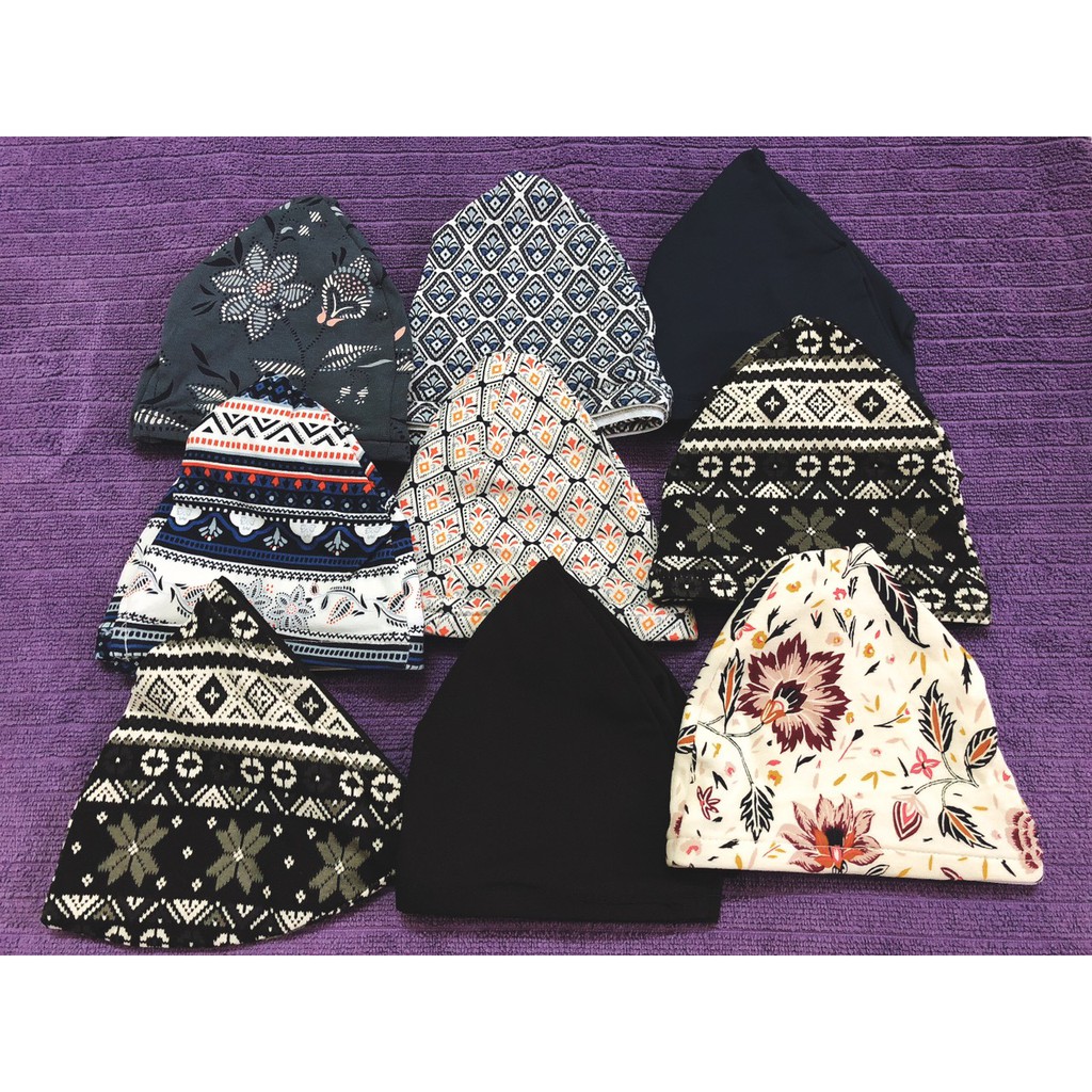 Combo 5 MIẾNG LÓT NÓN MŨ BẢO HIỂM vải cotton thấm hút mồ hôi