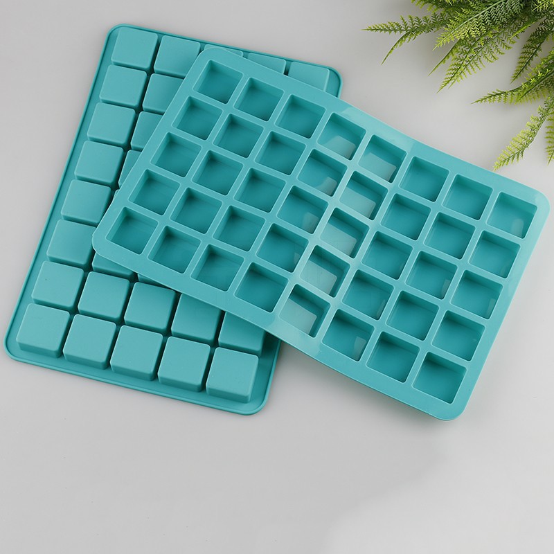 SG - Khuôn silicon 40 ô hình vuông làm bánh socola thạch rau câu pudding