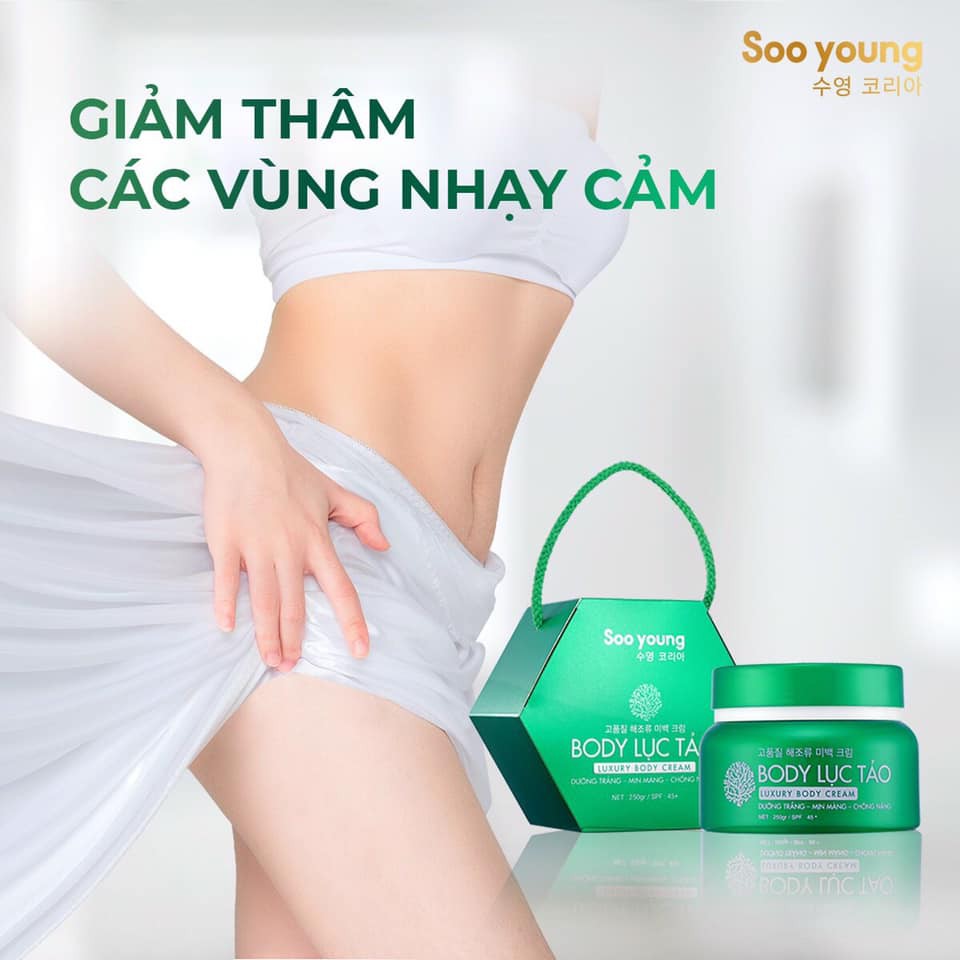 Kem body lục tảo❤️❤️ dưỡng trắng-mịn màng- trống nắng SPF 45+