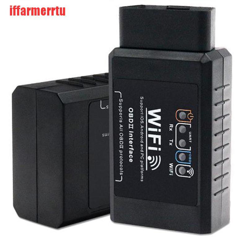 (Ifu-Code) Bộ Chẩn Đoán Lỗi Ô Tô Elm327 Wifi Obd Obdii Cho Ios Android