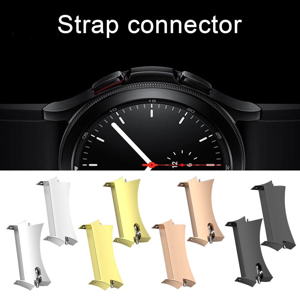 1 Cặp Khóa Dây Đeo Thay Thế Bằng Thép Không Gỉ Chắc Chắn Beautymartm1 Cho Đồng Hồ Thông Minh Samsung Galaxy Watch 4 / Watch 4 Classic