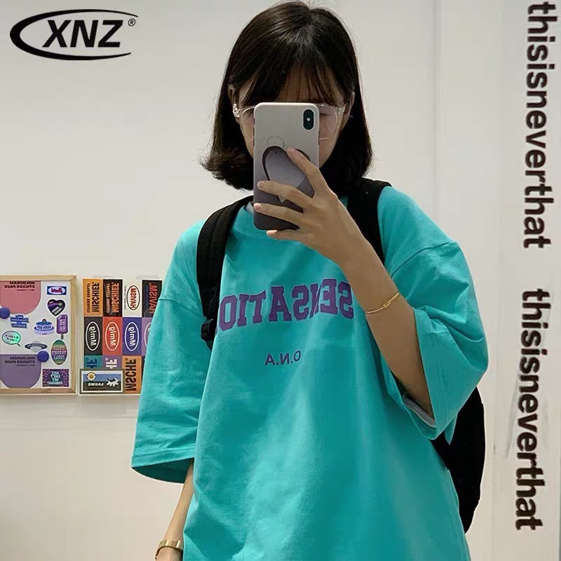 Áo thun tay lỡ form rộng unisex HM1986 3172