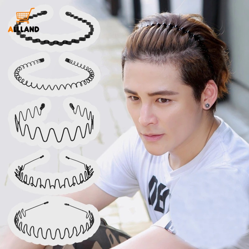 Băng Đô Thể Thao Dạng Xoắn Ốc Chống Trượt Thời Trang Cho Nam Nữ