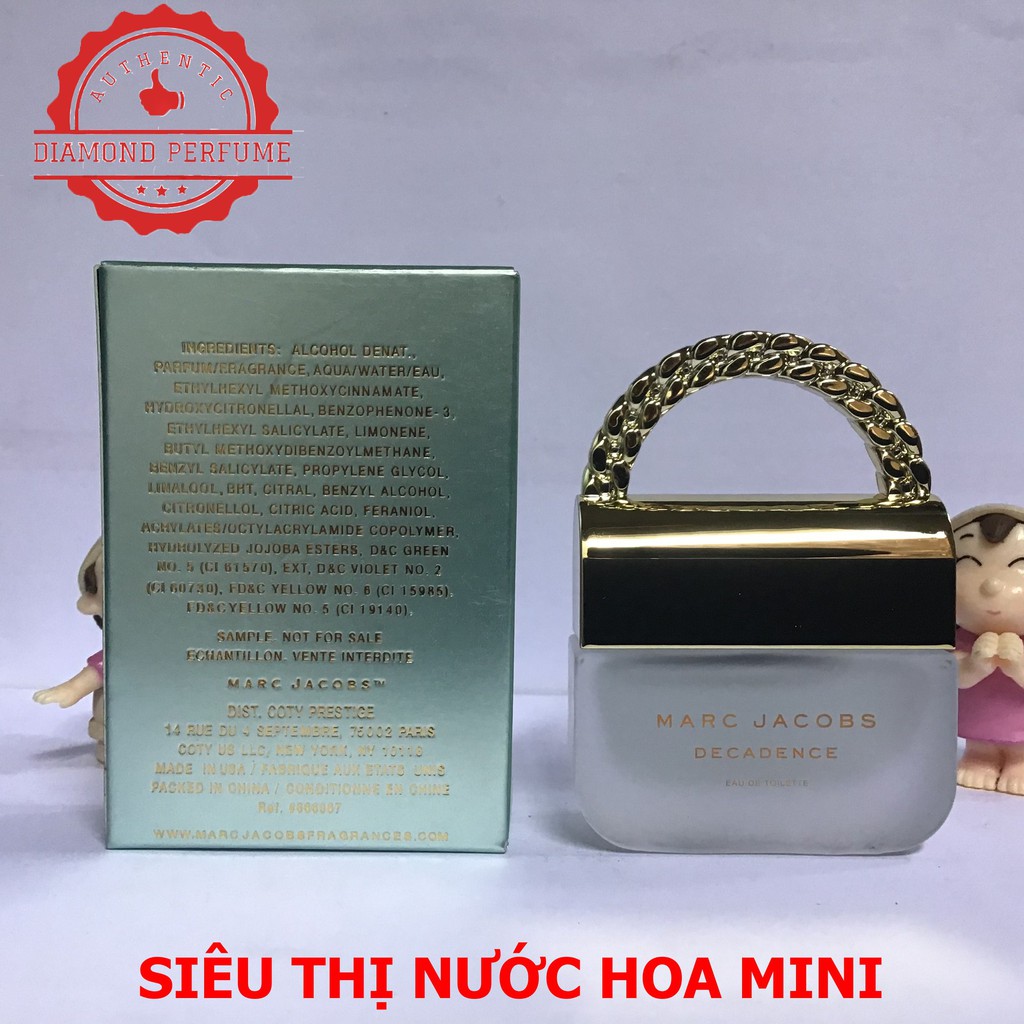 Nước hoa nữ Marc Jacobs Decadence Eau So Decadent EDT 4ml