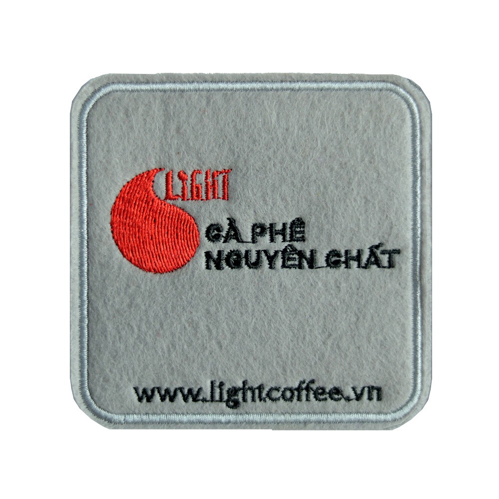 Lót ly vải nỉ - Light Coffee