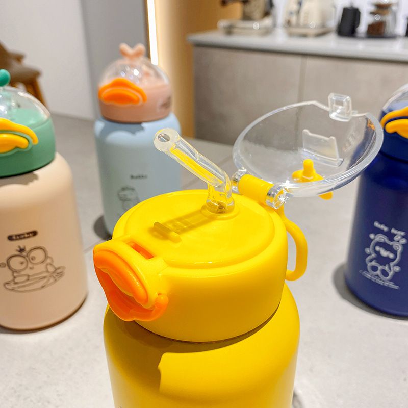 BÌNH GIỮ NHIỆT VỊT VÀNG DUNG TÍCH 420ML HOTTREND 2023.HV