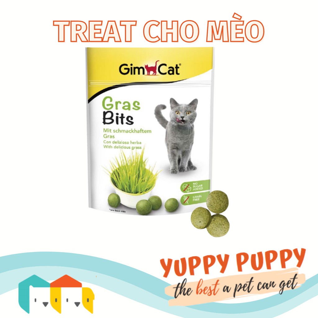 [𝐆𝐢𝐚́ 𝐡𝐮𝐲̉ 𝐝𝐢𝐞̣̂𝐭] Gimcat Treat cỏ tốt cho tiêu hóa 140gr cho mèo