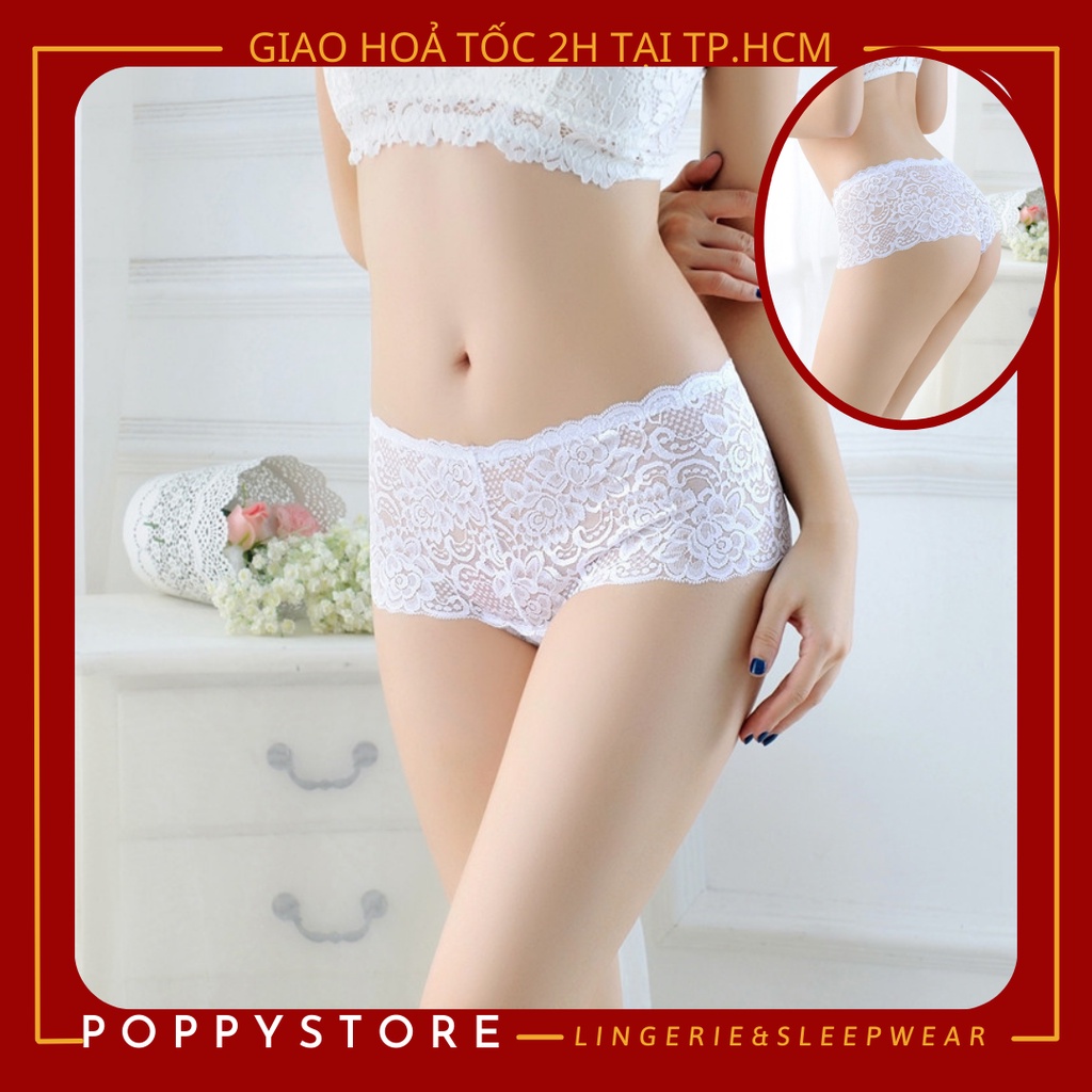 Quần lót ren nữ ⚡Mã AT09 /  CHE TÊN SẢN PHẨM⚡quần ren lọt khe cạp cao - đáy quần kháng khuẩn đạt tiêu chuẩn