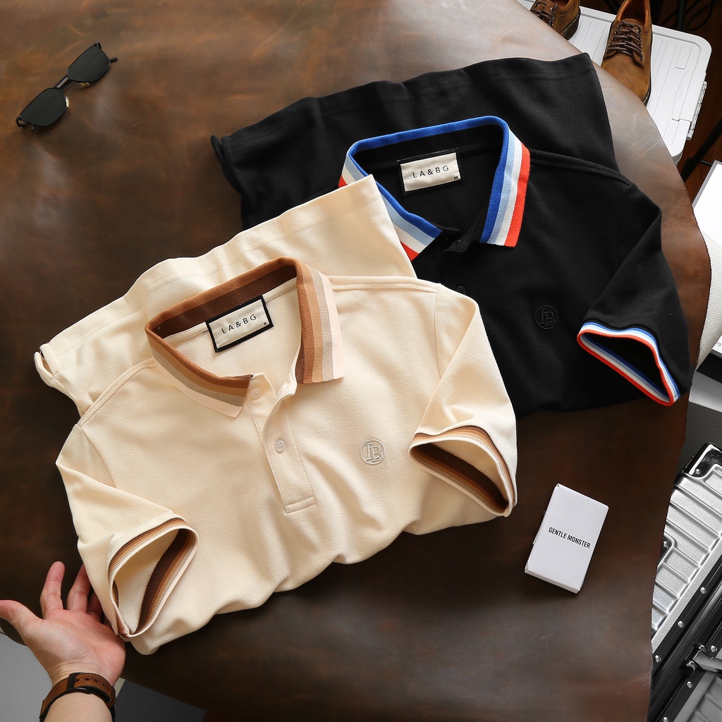 Áo Polo cao cấp thương hiệu LA&BG Rainbow - M37