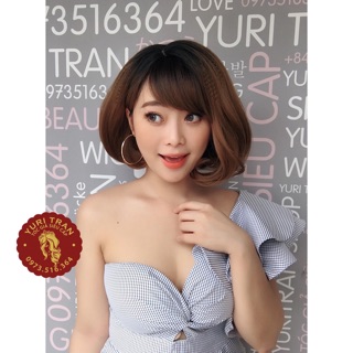 [ẢNH THẬT]  Tóc giả YuriTran (bộ Ombre vic phồng Nâu tây-Limited) CÓ SẴN