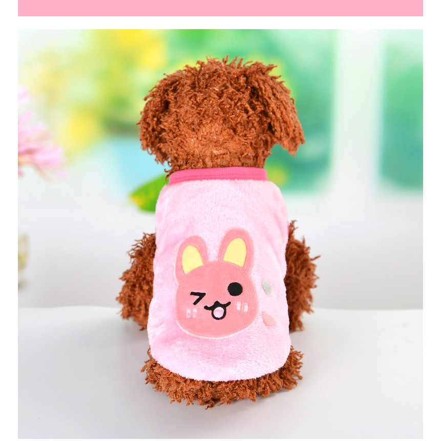 Áo lông 3 lỗ cho chó mèo dưới 1kg