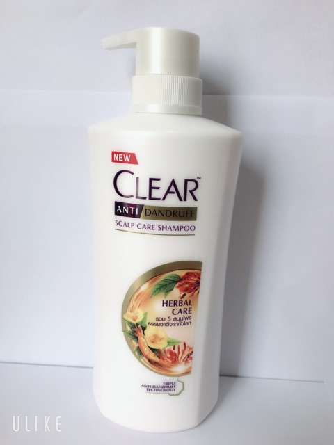 (Mẫu Mới) Dầu gội CLEAR caoc mùi-Thái Lan