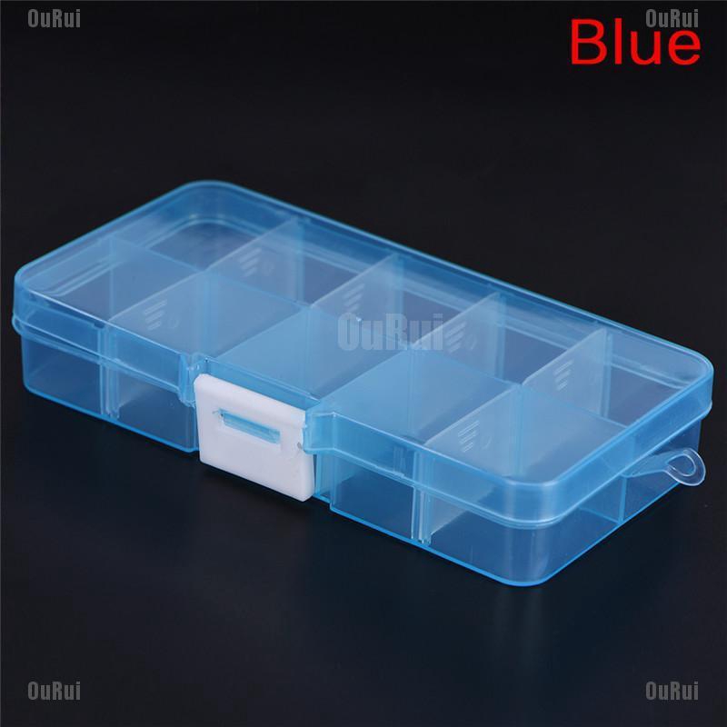 Hộp Đựng Trang Sức Trong Suốt 10 Ngăn Tiện Dụng