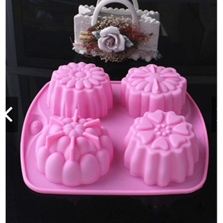 Khuôn silicon làm bánh trung thu rau câu GB01