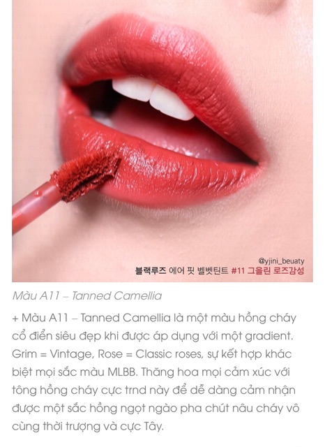 Son Kem Lì Black Rouge Air Fit Velvet Tint ver2 ( | Thế Giới Skin Care