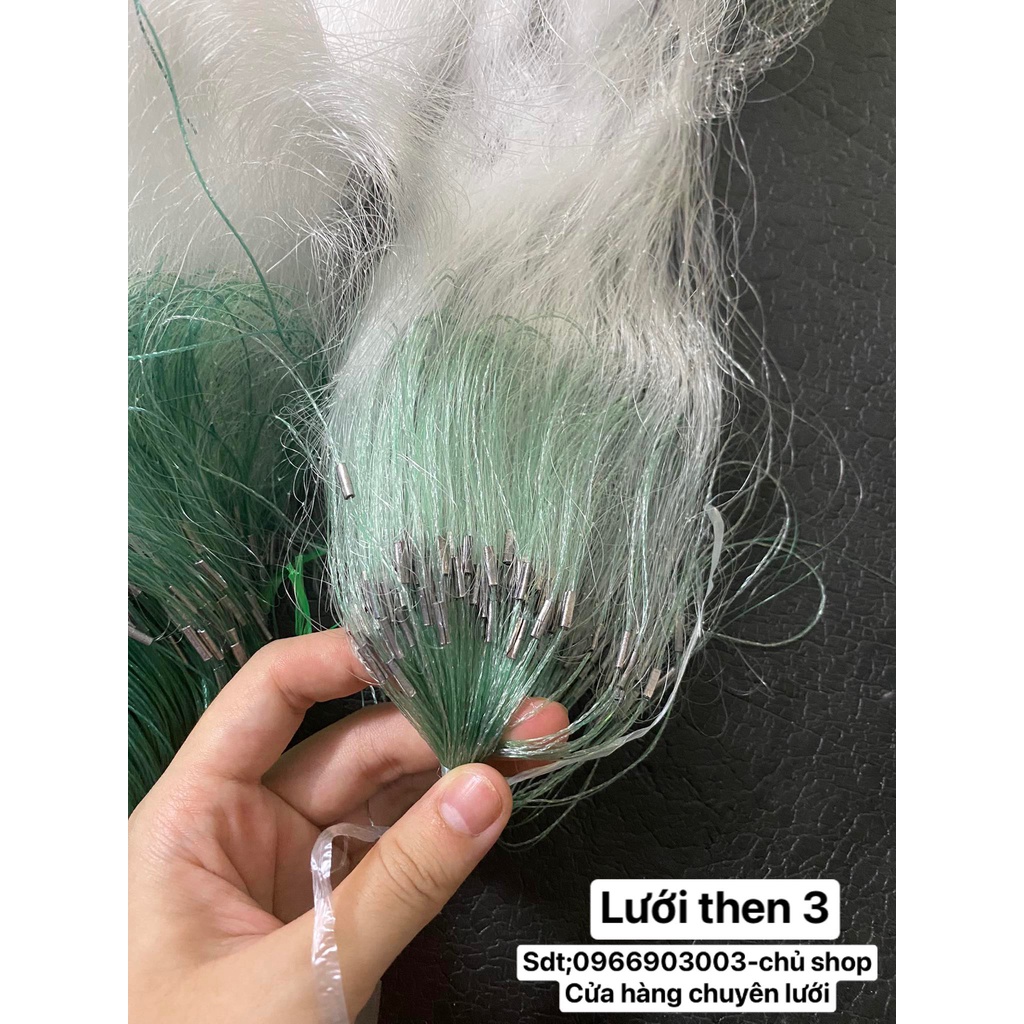 Lưới bắt cá then 2,3,4 dài 30m ,cao 70cm