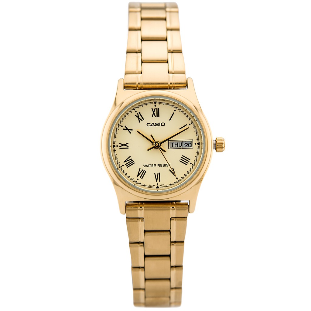 Đồng hồ nữ dây kim loại Casio chính hãng Anh Khuê LTP-V006G-9BUDF (25mm)