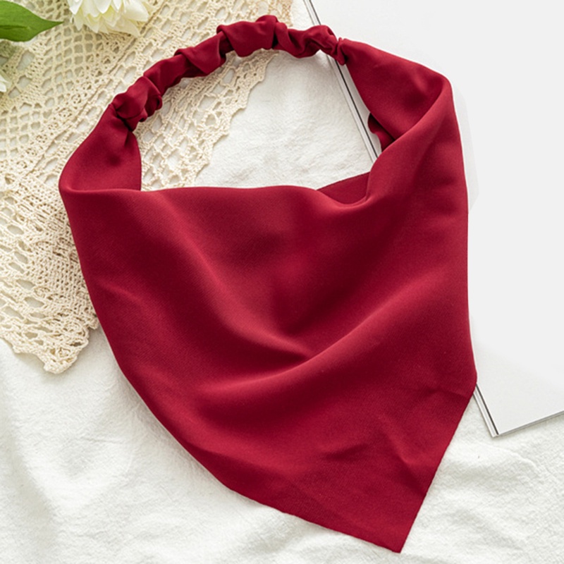Băng Đô Turban Vải Chiffon Màu Sắc Thời Trang