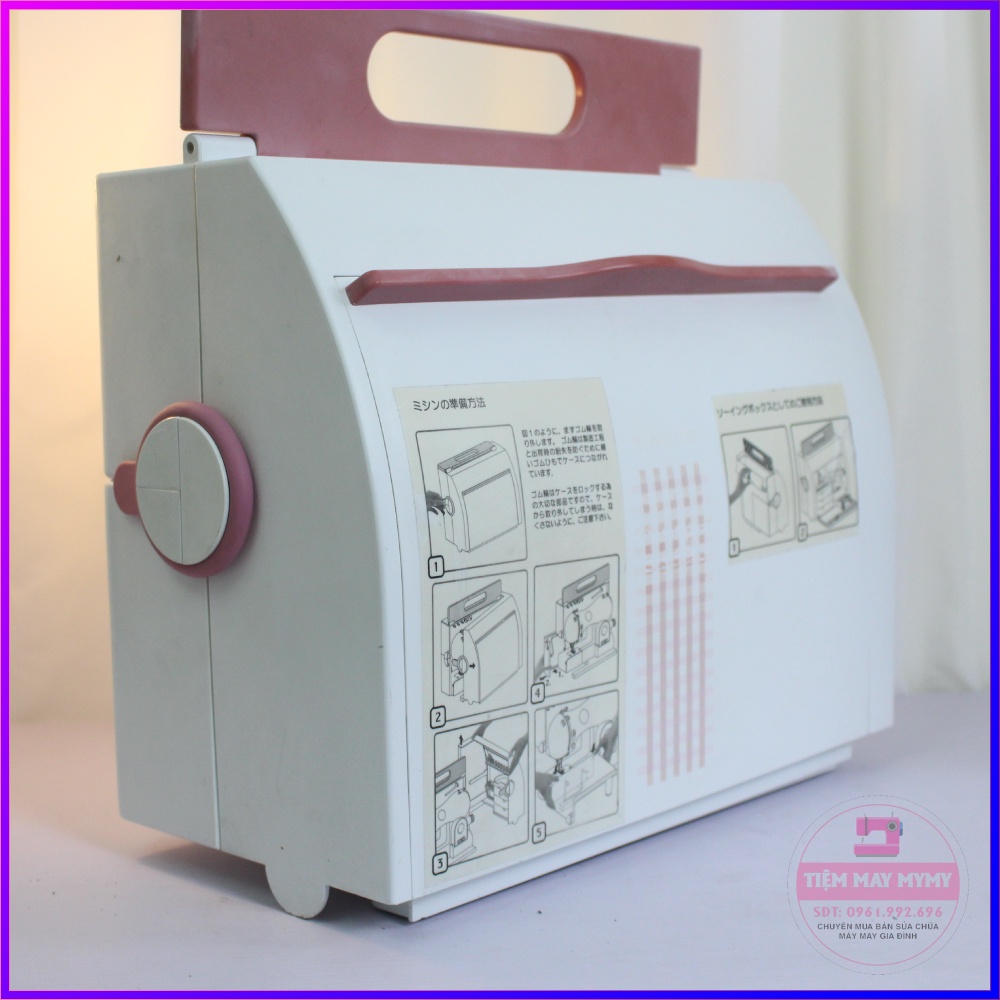 Máy May Mini Gia Đình Stitch &amp; Quick Bền Rẻ Đa Năng Chất Lượng Nhật Bản