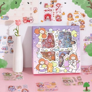 Bộ 100 Hình Dán Chống Nước Ngộ Nghĩnh Pet Sticker