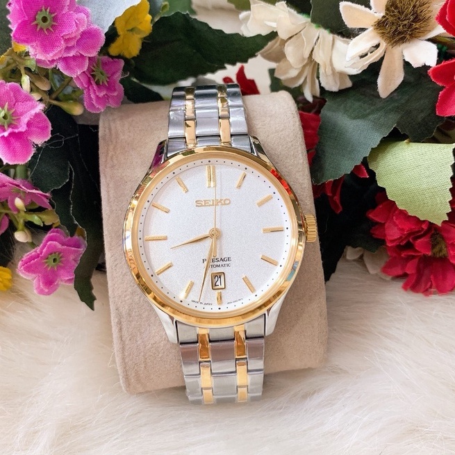 Đồng hồ nam Automatic Seiko Presage Date ,Dây Thép , Size 41mm