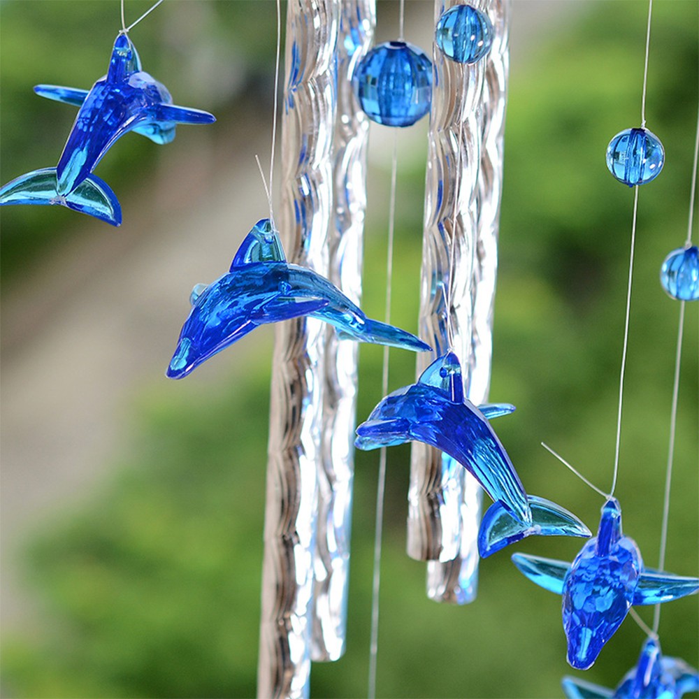 Chuông Gió KIỂU SÓNG Kim Loại Trang Trí Decor Đẹp Phong Thủy (Nhiều Hình)