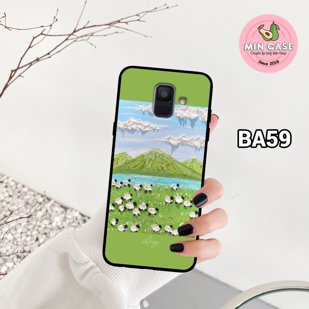 Ốp lưng điện thoại Samsung A6/ A6 Plus/ A8/ A8 Plus/ J6/ J6 Plus/ J8 in hình hoa sáp màu xinh xắn