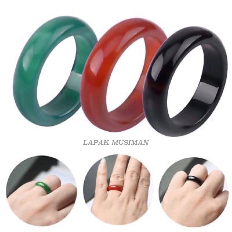 Nhẫn Đá Pha Lê Tự Nhiên Dành Cho Nam Và Nữ