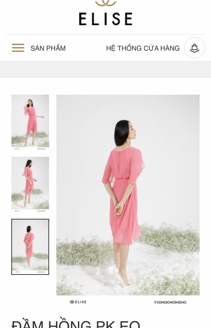 Elise new tag size M form S