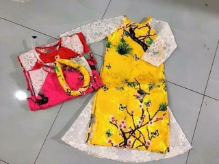 Áo dài cách tân cho bé gái