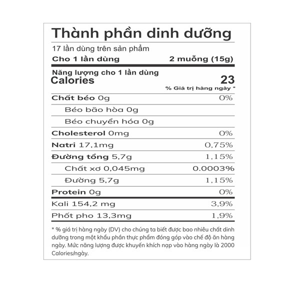 MẬT HOA DỪA SOKFRAM 65gram 100% MẬT HOA DỪA NGUYÊN CHẤT