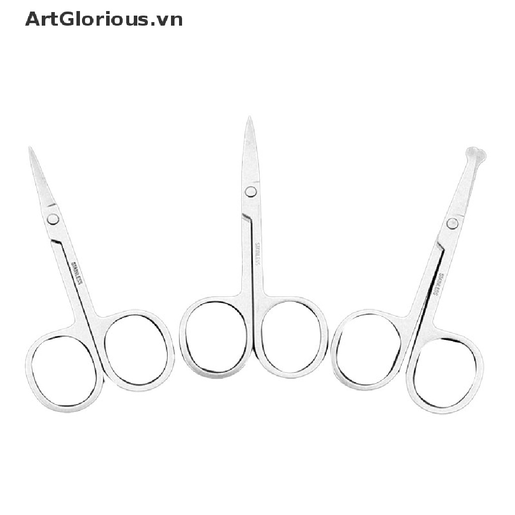 Kéo Cắt Tỉa Lông Mũi Râu Tai Mũi Đầu Tròn Đa Dạng An Toàn