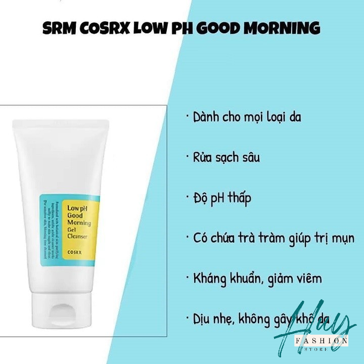 Sữa Rửa Mặt Dạng Gel Dịu Nhẹ Cosrx Low Ph Good Morning Gel Cleanser 150ml