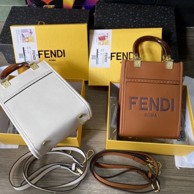 Túi tote mini FENN quai xách hàng chuẩn có sẵn
