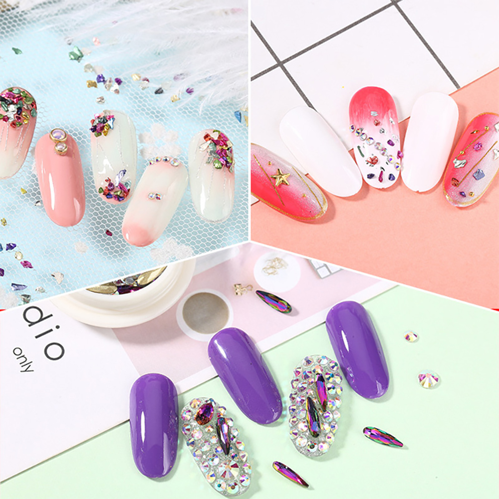[Hàng mới về] Set 1440 Hạt Cườm 3D Trang Trí Móng Tay Nghệ Thuật