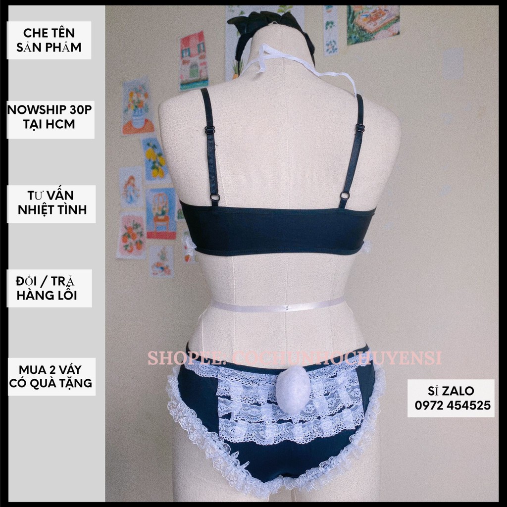 Q11.HCM [LL 766] Váy ngủ sexy  - Cosplay sexy - cosplay người hầu gợi cảm - CÔ CHỦ NHỎ CHUYÊN SỈ | BigBuy360 - bigbuy360.vn