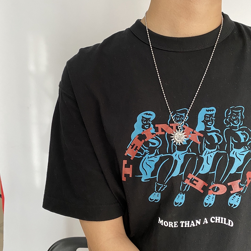 Dây Chuyền Mặt Trăng / Mặt Trời Phong Cách Hip Hop | BigBuy360 - bigbuy360.vn